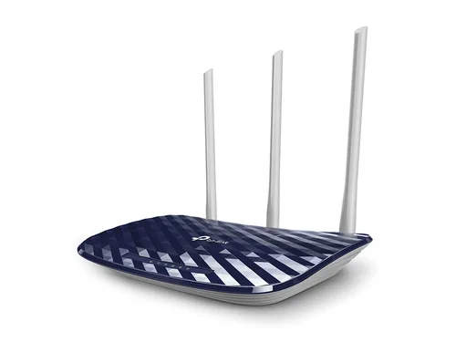 Router Inalámbrico / Boble Banda AC750 / 3 Antenas Externas Omnidireccional / 4 Puertos LAN 10/100 Mbps / 1 Puerto WAN 10/100 Mbps / EasyMesh TP-LINK ARCHERC20