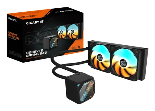 Enfriamiento GIGABYTE GME 240 - Enfriador, Negro, 4500 RPM