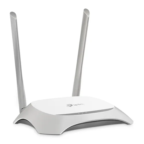 Router Inalámbrico WISP, 2.4 GHz, 300 Mbps, 2 antenas externas omnidireccional 5 dBi, 4 Puertos LAN 10/100 Mbps, 1 Puerto WAN 10/100 Mbps, control de ancho de banda TP-LINK TL-WR840N