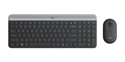 Teclado y Mouse Inalámbrico Logitech MK470 Slim