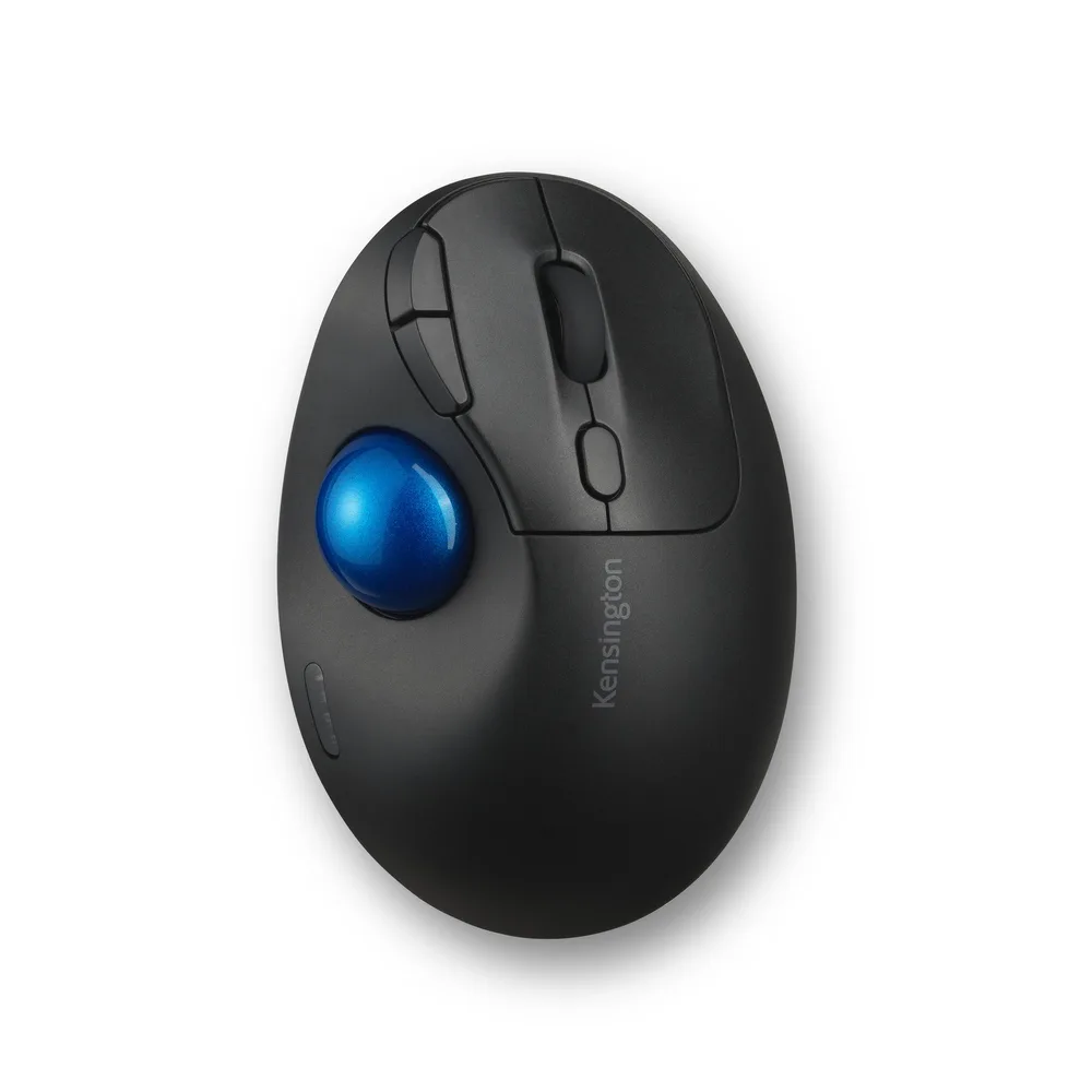 Trackball Kensington Pro Fit Ergo TB450 - Bluetooth, DPI 400, 800, 1200 y 1600. Recargable Negro K72194WW