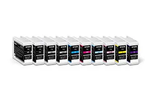 Consumible Cartucho EPSON Modelo T770 Ultrachrome Pro 10 Cyan Claro, Para Plotter P700 (25ML)