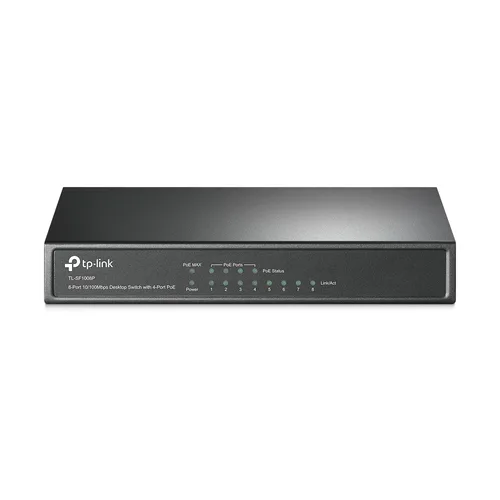 TP LINK Switch | Tp-Link | TL-SF1008P | 8 Puertos |RJ45 10 Equipo de Red — 100 Mbps |no