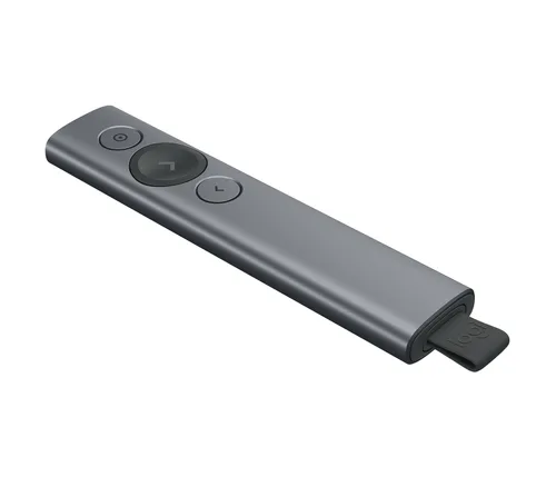 Presentador Inalámbrico LOGITECH Spotlight - Gris, RF inalámbrico 910-005216