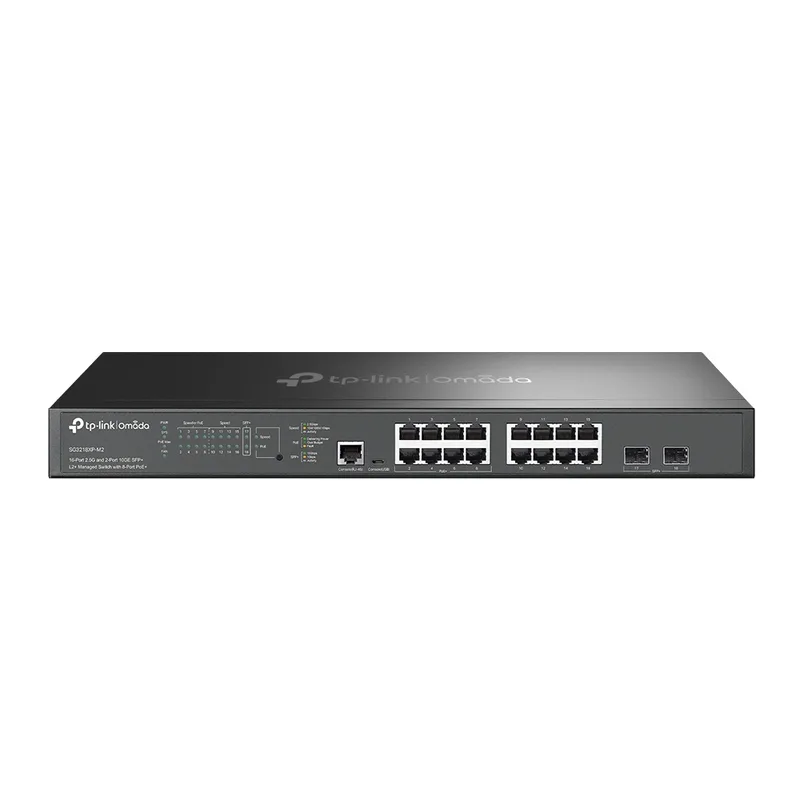 TP LINK Switch | Tp-Link | SG3218XP-M2 | Omada L2+ De 16 Puertos A 2.5G Y 2 Sfp+ A 10G |