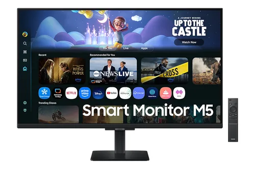 Smart Monitor 32 pulgadas M5 - M50F, 60Hz, Resolución FHD (1, 920 x 1, 080); SmartTV, Sistema operativo: Tizen SAMSUNG 60 Hz LS32FM500ELXZX