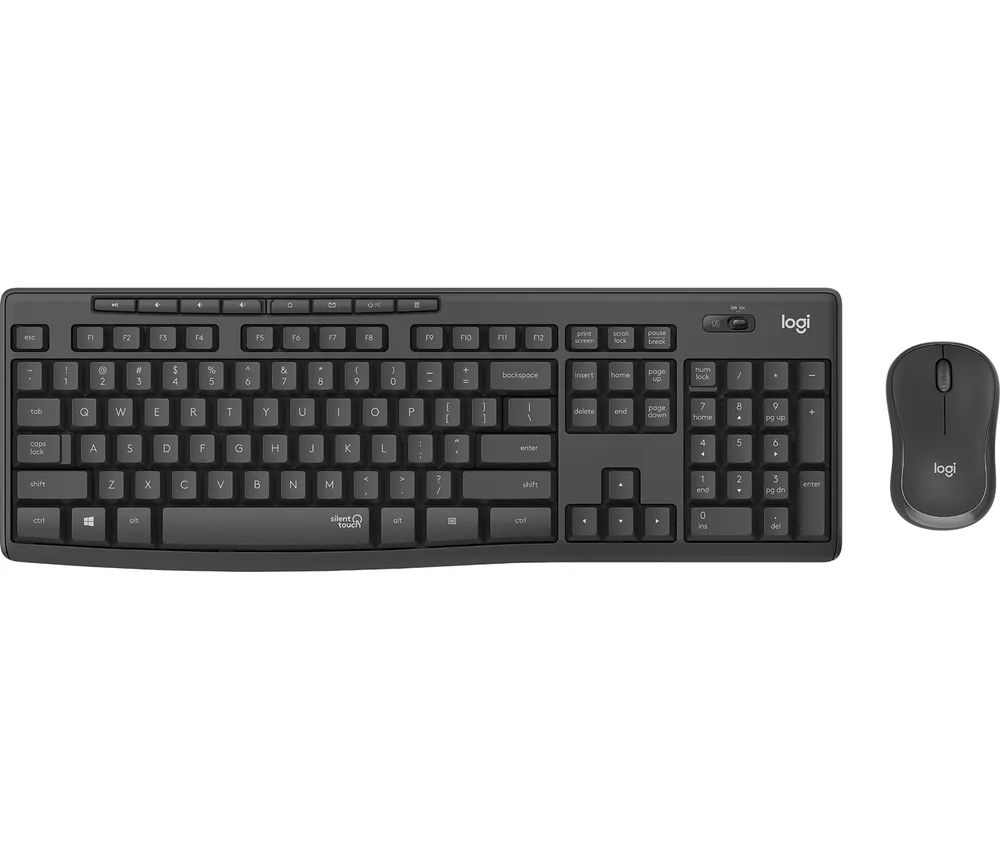 Teclado Y Mouse Logitech MK295 Silent Inalambrico Receptor USB (E