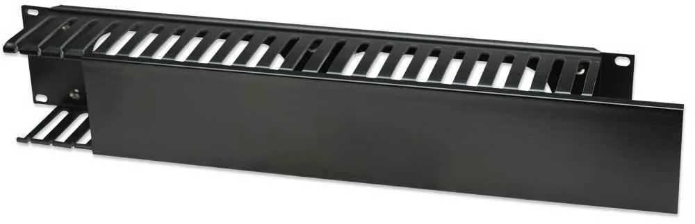 Organizador de Cables 19" INTELLINET 2U de Plástico