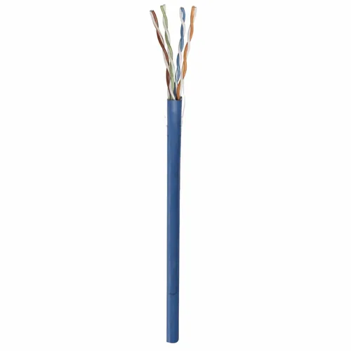 Bobina de cable de red UTP - Solida, 705059, 100 Cobre, 305 m, CAT 6, Color Azul, 4 pares, 23 AWG INTELLINET