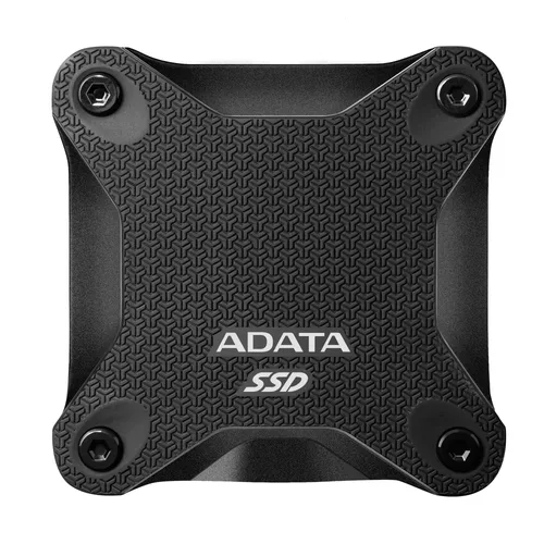 SSD Externo ADATA SD620 512GB. USB 3.2 Gen2 - Velocidad de transferencia de hasta 520 MB/s, resistente a impactos grado MIL-STD Color NEGRO. N.P.
