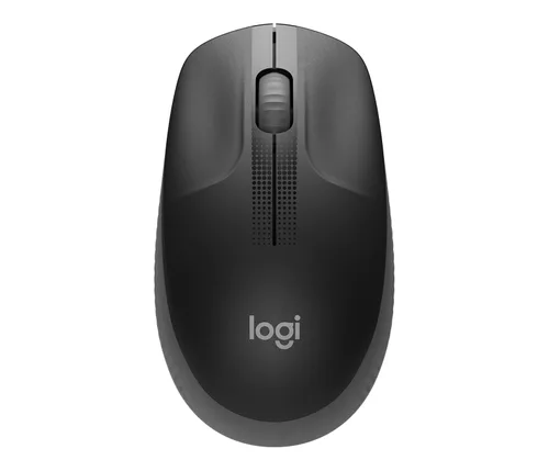 Mouse óptico inalámbrico Logitech M190 gris con USB