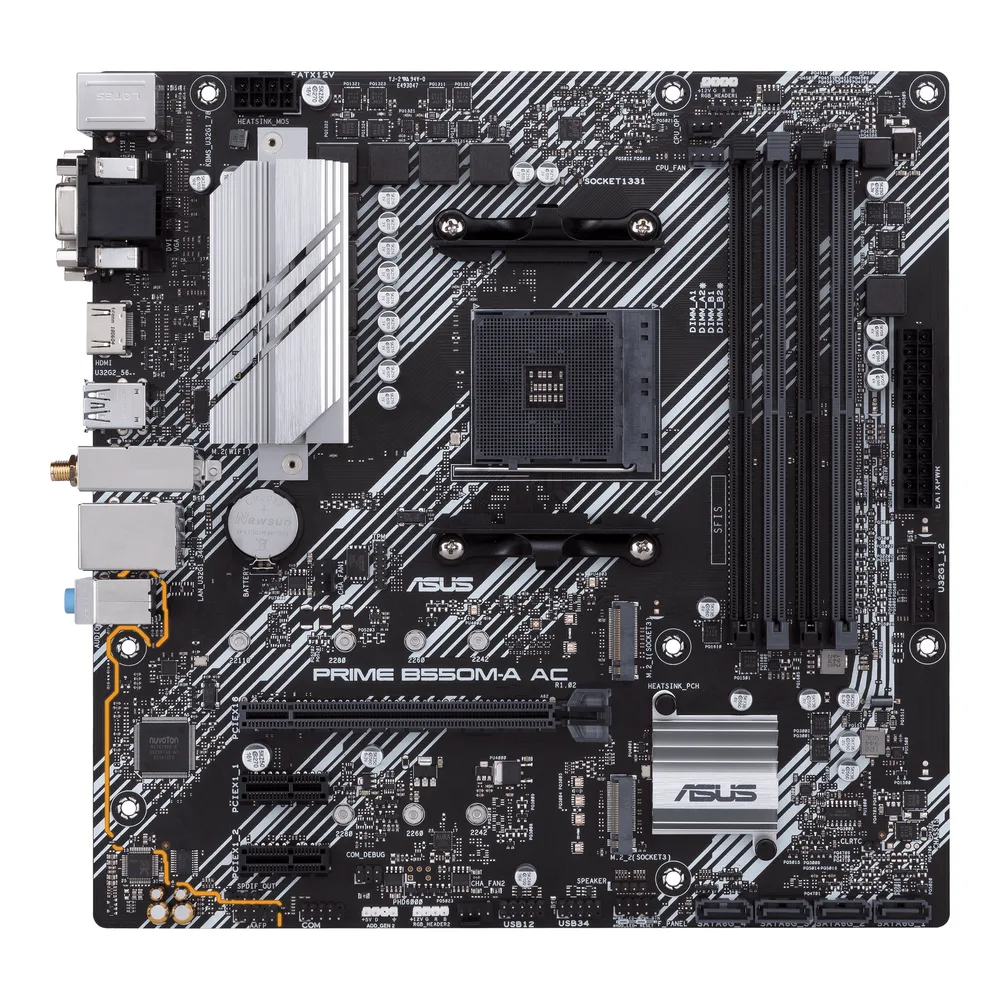 ASUS OEM PRIME B550M-A AC,192876837535 Mb B550 AMD S-AM4 5A Gen Tarjeta Madre Socket AM4