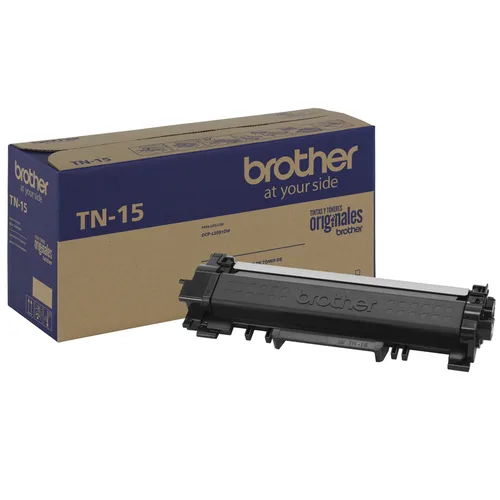 Tóner Brother TN15 - negro, rendimiento aproximado 4, 500 páginas, para equipos DCPL2551DW