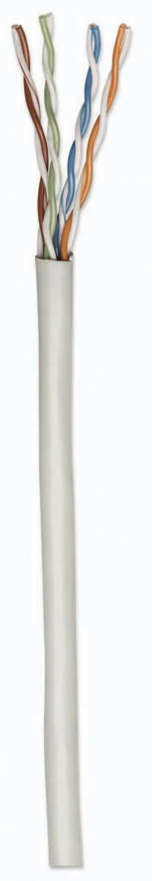 Cable de red Intellinet Cat 6 UTP 305m color gris