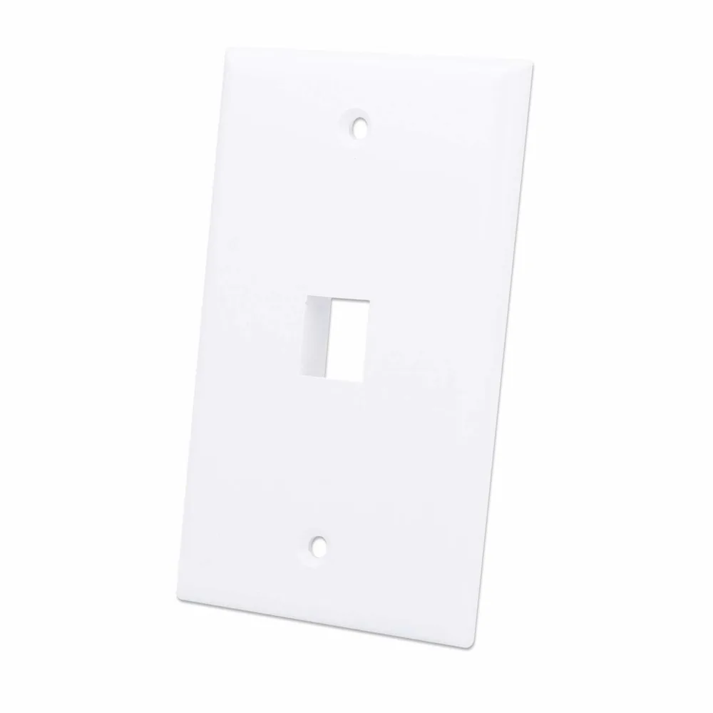 Tapa Faceplate Intellinet 163286 en Color Blanco