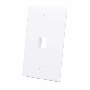 Tapa Faceplate Intellinet 163286 en Color Blanco