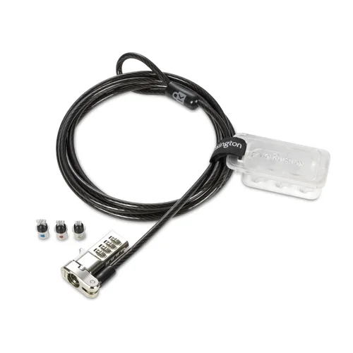 Candado universal para portátil con combinación 3 en 1 K62316WW KENSINGTON Plateado