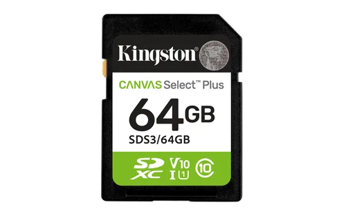 Memoria Flash Sd Kingston Sdxc Canvas Select 64GB 100MB