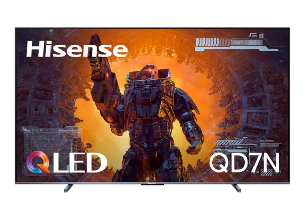 Televisor Hisense 100QD7N - 100 pulgadas, QLED, QUANTUM DOT, 4K UHD, 3840 x 2160 Pixeles, GOOGLE SMART TV