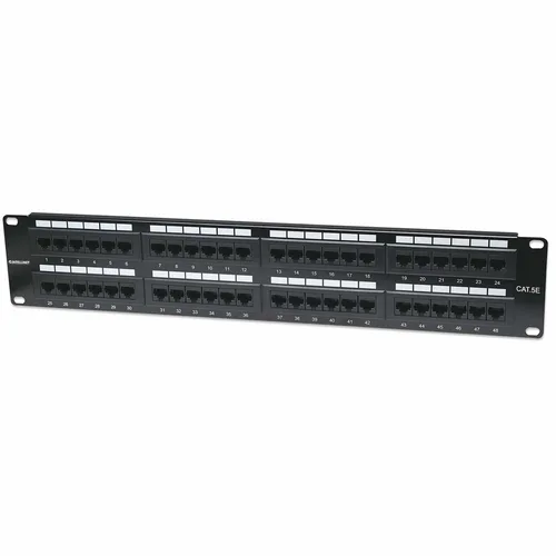 Panel Parcheo,Intellinet,513579, Cat 5E, 48 Ptos 2 Niv. Rack