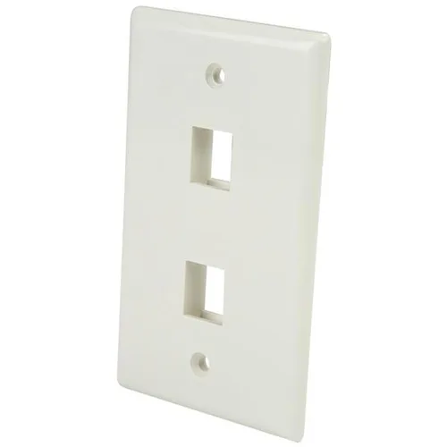 Placa de Pared StarTech.com 2 Salidas RJ45 Color Blanco