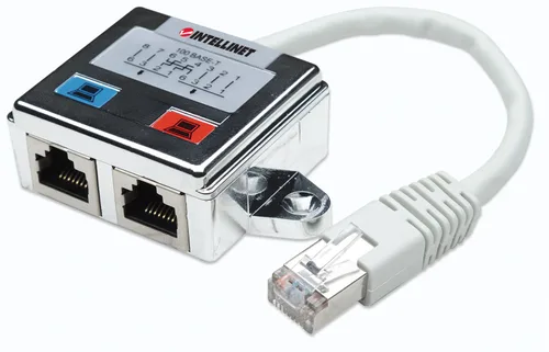 Distribuidor Modular Intellinet 1x2 RJ45 Cat 5E