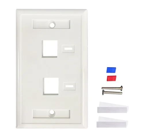Tapa Faceplate Intellinet 772396 Color Blanco