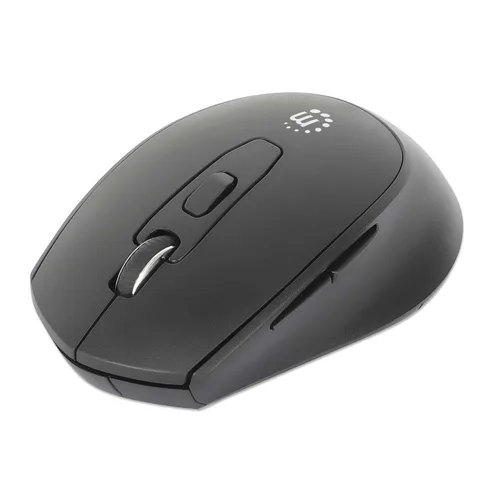 190343 Mouse Optico Inalambrico Negro MANHATTAN 1600 DPI