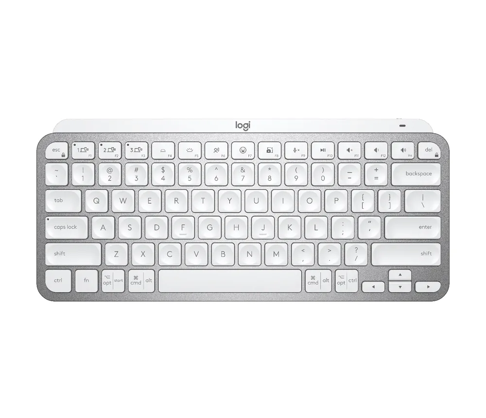Teclado Inalámbrico Logitech MX Keys Mini en Gris Pálido