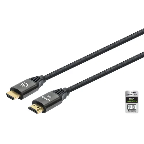 Cable HDMI 2.1 Manhattan 355933 Premium 1.0M 8K
