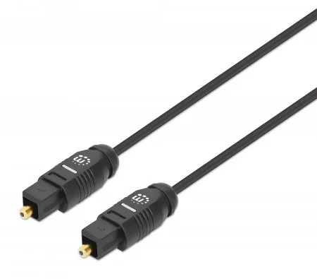 Cable de Audio TOSLINK Manhattan 356077 de 2.0M Negro