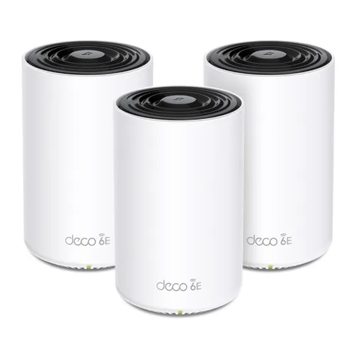 Sistema Wifi Mesh Tp-link Deco XE75(3-PACK) para Conexiones en Todo el Hogar (Deco XE75 (3-PACK)