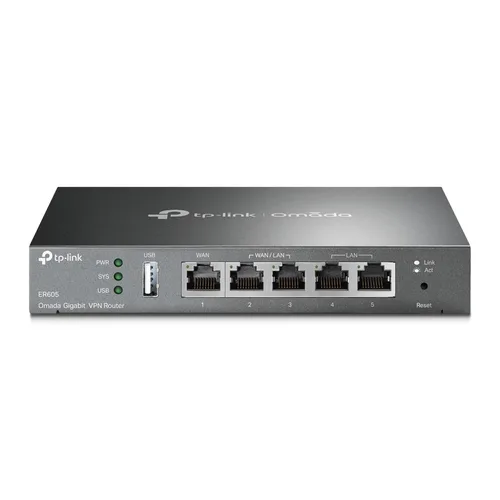 Router TP LINK ER605 con 25,000 sesiones concurrentes