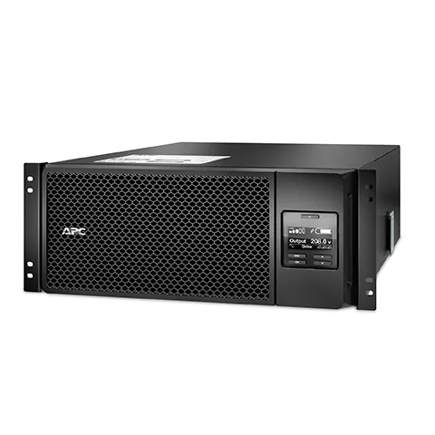 No Break capacidad 6000vas - 6000watts, 208v, APC SRT6KRMXLT, 6000 VA, 6000 W, 1, 50 h, Negro, Industrial y Oficina