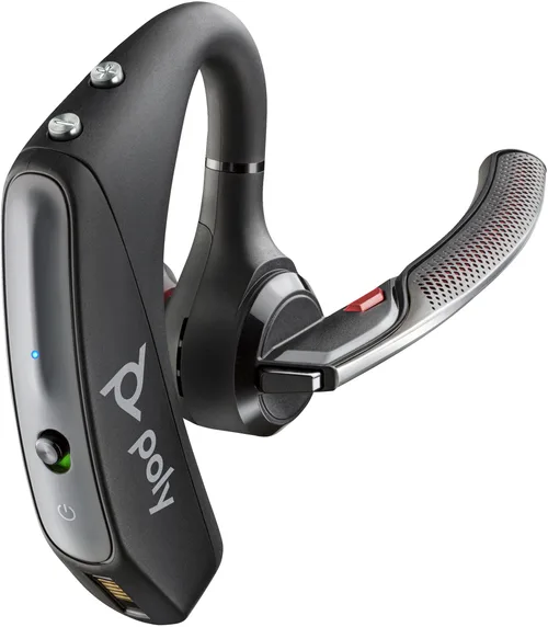HP Poly Voyager 5200 - Inalambrico para moviles y computadoras, Bluetooth, incluye base de carga PLANTRONICS Negro 7W6D3AA