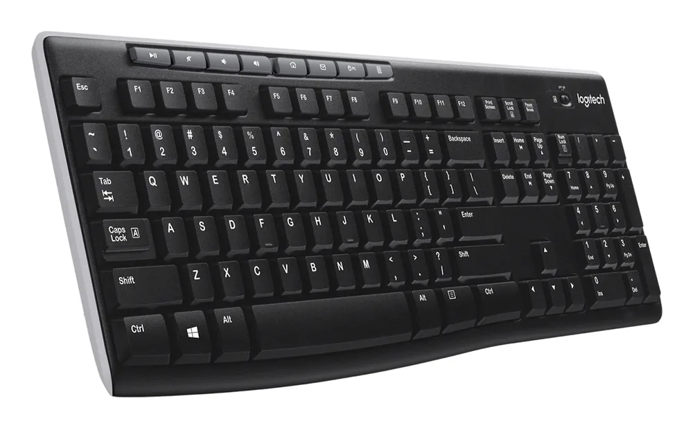 Teclado Logitech K270 Multimedia con Receptor USB Unifying
