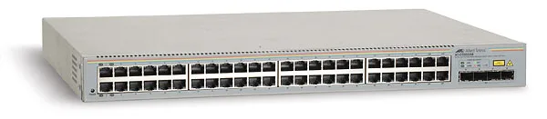 Switch Gigabit WebSmart de 48 puertos 10/100/1000 Mbps (4 x Combo) + 4 puertos gigabit SFP Combo ALLIED TELESIS AT-GS950-48-10