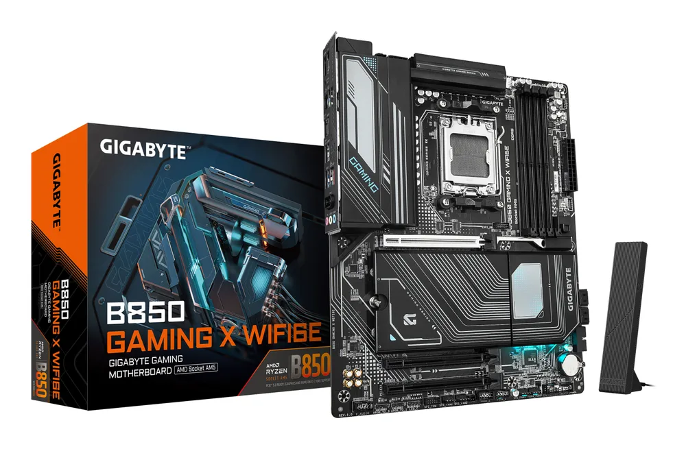 Tarjeta Madre Gigabyte Atx B850 Gaming X WIFI6E - DDR5, AM5, 256 GB, para Amd