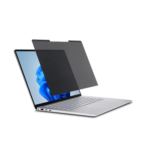 Filtro de privacidad magnético KENSINGTON para Surface Laptop de 13 - 8 Pulgadas, K58363WW, color negro, reversible MATE/ BRILLANTE 13.8 pulgadas