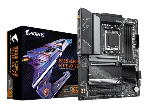 Tarjeta Madre Gigabyte Atx B650 a Elite Ax V2 DDR5 - AM5, 64 GB, para Amd