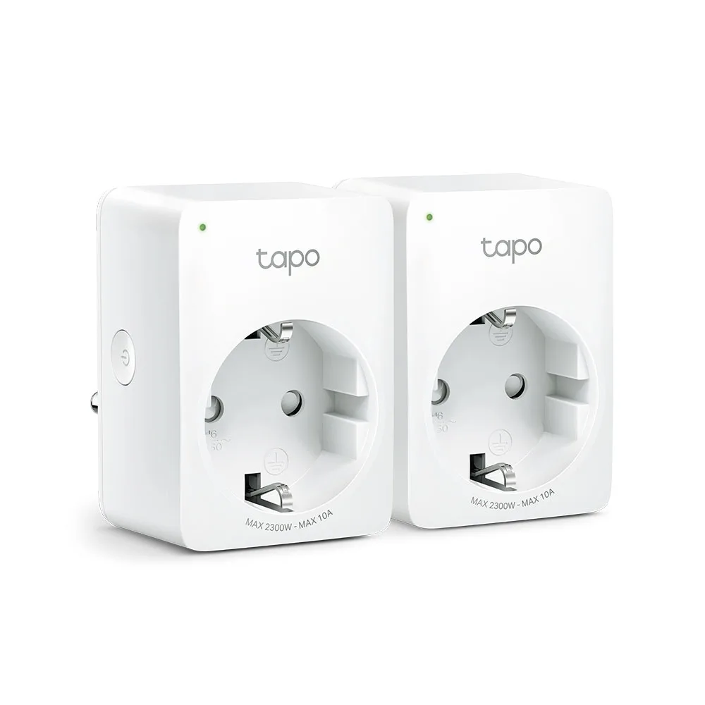 KIT de Enchufe Wi-Fi Inteligente Mini TP-LINK TAPO P100 Blanco TAPO P100(2-PACK)