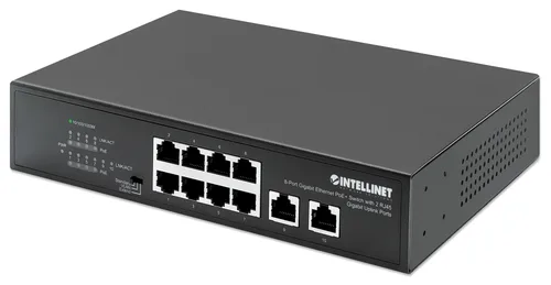 POE Switch ,Intellinet,561402, GB 8 Ptos 32W