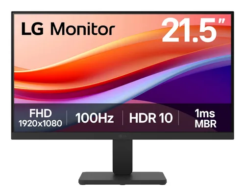 Monitor LG 22U401A-B FHD 21.5" con HDMI y 100Hz
