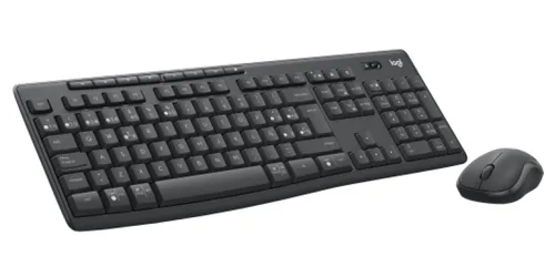 Teclado y Mouse Logitech MK370 Inalambrico Grafito