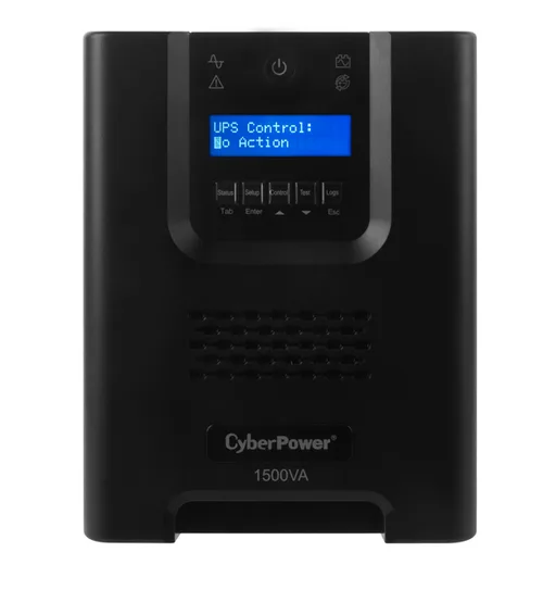UPS de 1500 VA/1500 W, Topología Línea Interactiva, Entrada 120 Vca NEMA 5-15P, Onda Senoidal Pura, Mini Torre, Con 8 Tomas NEMA 5-15R CYBERPOWER PR1500LCD