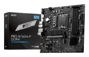 MSI OEM PRO B760M-P Mb B760 Intel S-1700 14A Tarjeta Madre — 13A · 12A Gen
