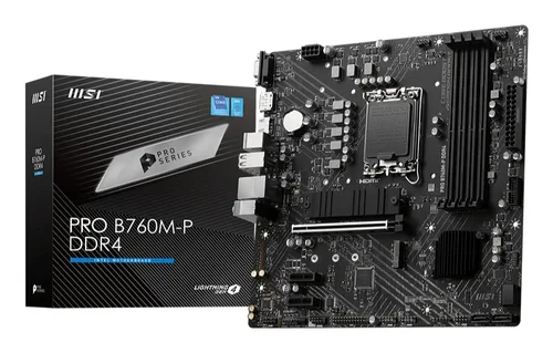 MSI OEM PRO B760M-P Mb B760 Intel S-1700 14A Tarjeta Madre — 13A · 12A Gen