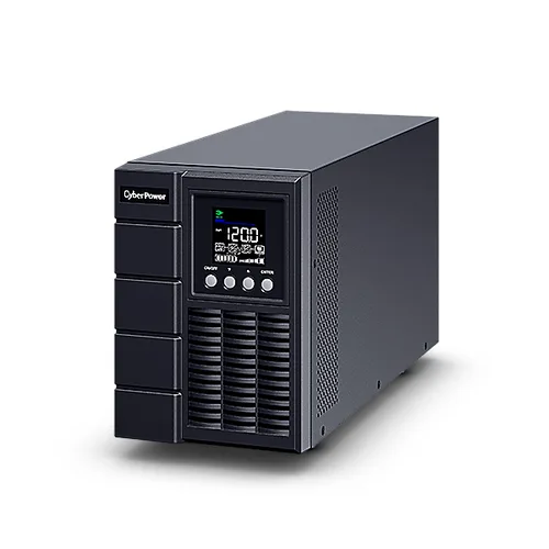 UPS de 2000 VA/1800 W, Online Doble Conversión, Entrada 120 Vca NEMA 5-20P, Onda Senoidal Pura, Tipo Torre, Con 6 Tomas NEMA 5-20R CYBERPOWER OLS2000A