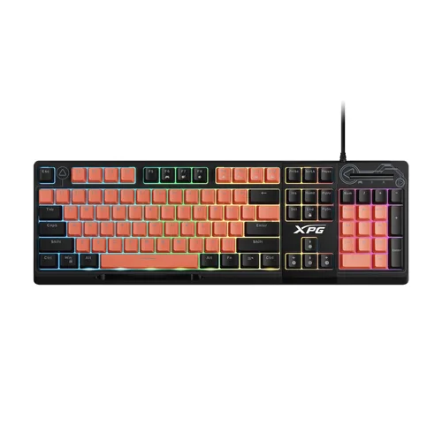 Teclado GAMING XPG MERA SEEKER - Membrana sensación mecánica, iluminación RGB, NEGRO.(SEEKER105Z-BK/OGCES)