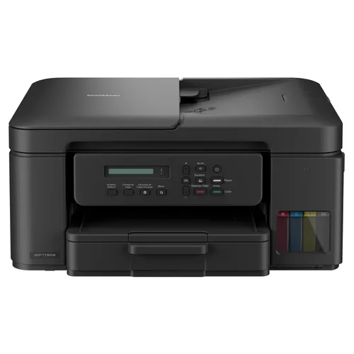 Multifuncional Tinta Continua Brother DCPT730DW - impresión dúplex, 27 ppm negro/23 ppm color, USB 2.0, Wifi 2.4/5Ghz, cama plana color tamaño carta